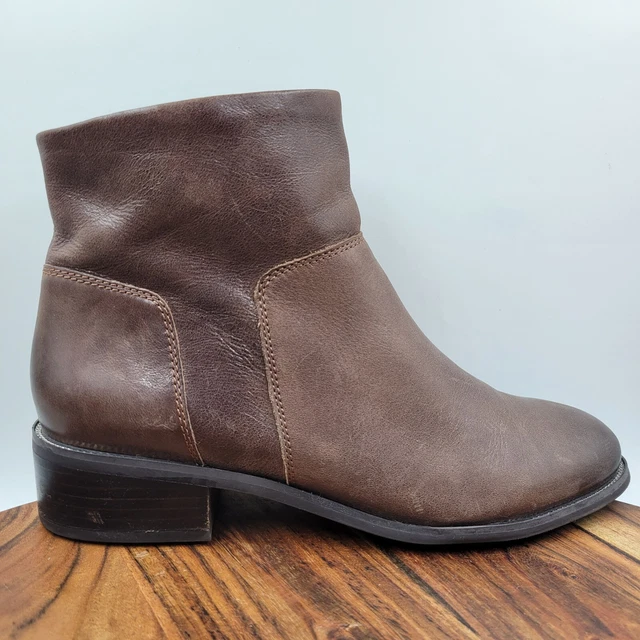 FRANCO SARTO BENNY Ankle Bootie Camel Leopard NWT Block Heel 189