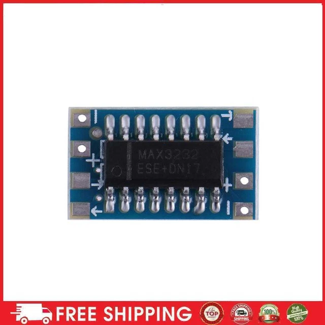 PENGLIN 2PCS MAX3232 3.3V To 5V DB9 Male RS232 Serial Prot To TTL Converter Module Root Connector For Arduino Raspberry Pi And Microcontrollers