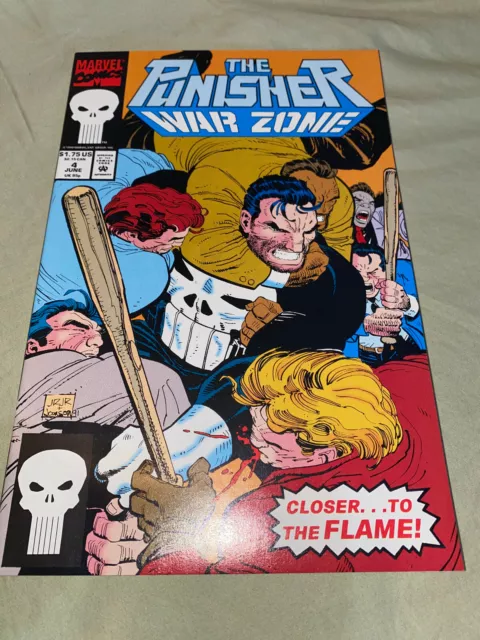 The Punisher War Zone #4 June 1992 Closer To The Flame Marvel Comics Comic Book