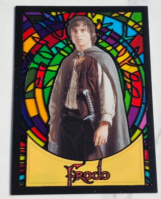 2006 Topps Lord Of The Rings Evolution Frodo Stained Glass