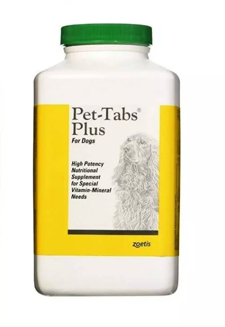 Pet Tabs Plus Advanced Formula Vitamin Supplement, 60 Count