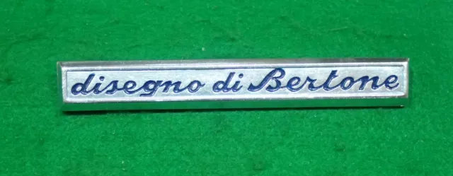 Disegno Di Bertone Carrozzeria Torino Logo Emblema Fregio Stemma Badge