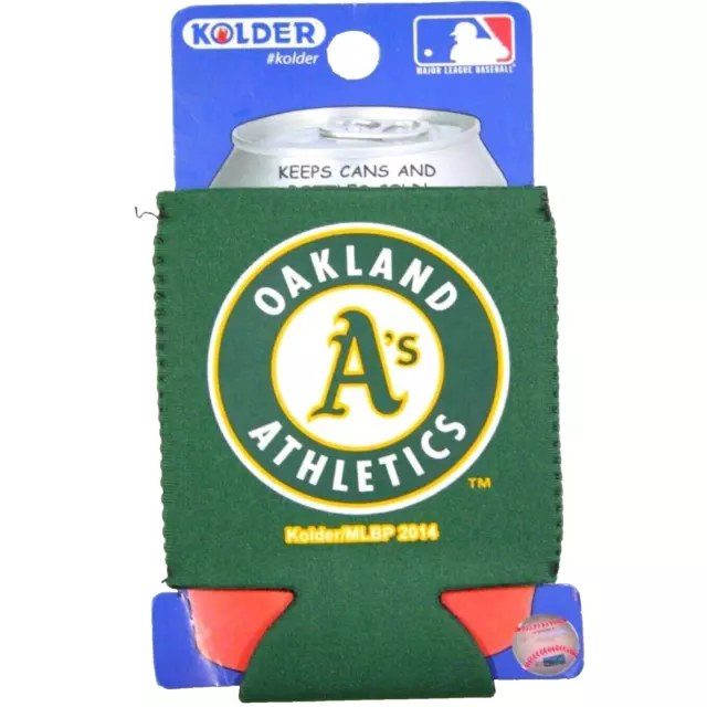 Oakland Athletics MLB Can Holder Cooler Bottle Sleeve New