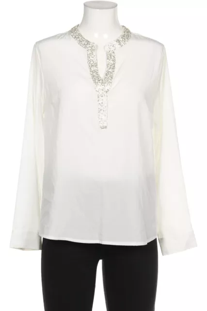Alba Moda Bluse Damen Oberteil Hemd Hemdbluse Gr. L Weiß #usg7i35