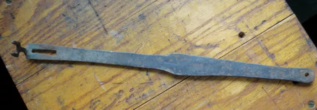 Early Iron Key For Gate Lock - Hand Forged