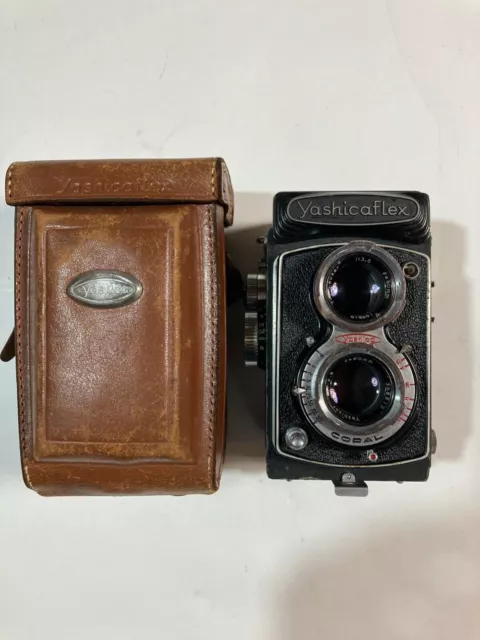 Yashicaflex Model C TLR camera complete test shot L#368512