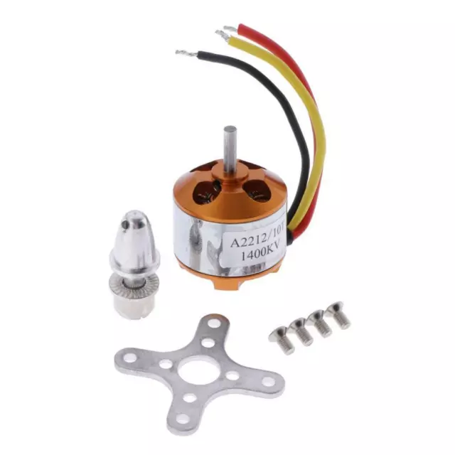 A2212 1400kv Brushless Outrunner Motor 10T pour avion RC Quadcopter UFO