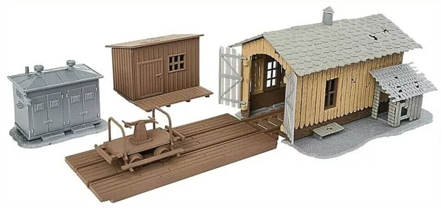 Walthers Trainline HO 931-909 Trackside Tool Buildings Kit - HO MODEL TRAINS