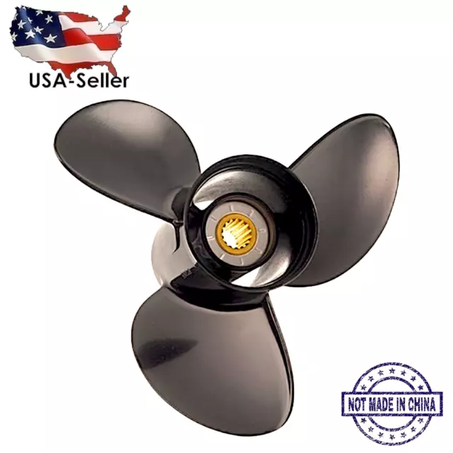 Aluminum Propeller For OMC Johnson Evinrude Outboard Replaces 175191 / 3X10X13