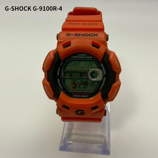 CASIO G-SHOCK G-9100R-4 Orange Wristwatch £171.29 - PicClick UK