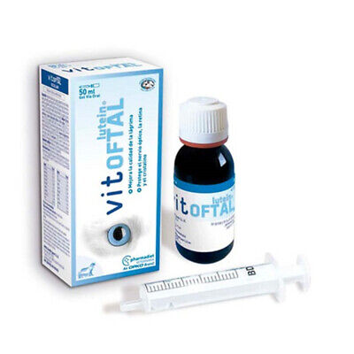 Vitoftal Lutein para el Sistema Ocular del Animal PHARMADIET - 50 ml