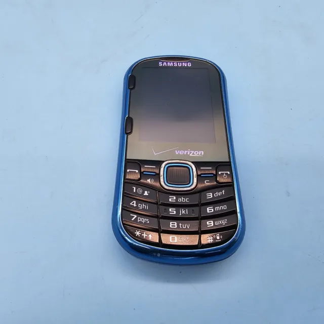 Samsung Intensity 2 II SCH-U460 - ( Verizon ) Slider Phone - Blue UNTESTED