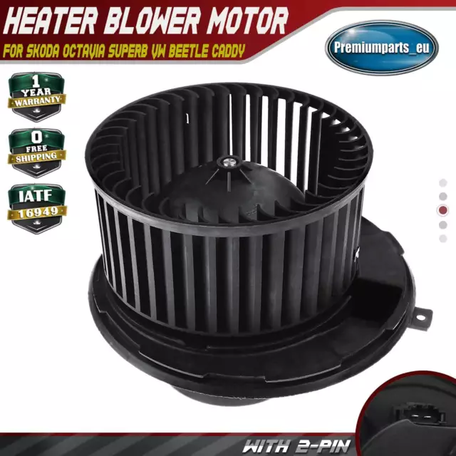 HEATER BLOWER MOTOR FAN for Skoda Octavia Superb VW Beetle Caddy 1K2819015C RHD