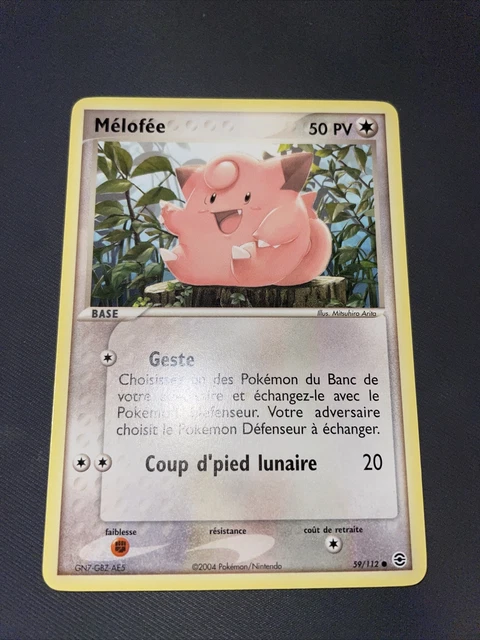 Melofee Commune - Pokemon 59/112 Ex Rouge Feu Vert Feuille Neuf Francais