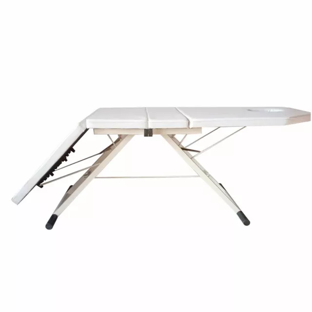 Tragbare Tattoo-Salon Spa Salon Gesichtsbett Beauty Massage Tisch Stuhl Weiß 71"