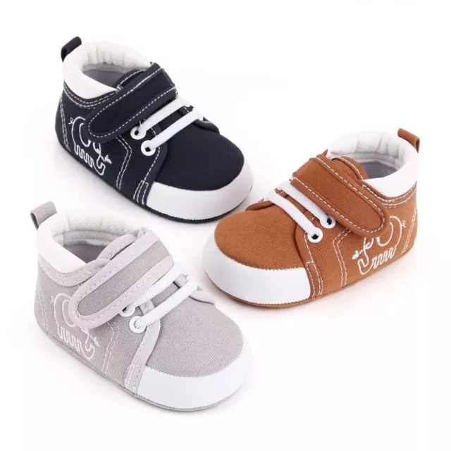 Newborn Baby Pre Walker Pram Shoes Infant Toddlers Sneakers Girls Boys Trainers