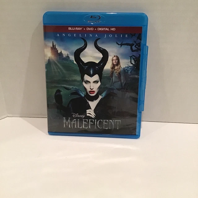 Maleficent (Blu-ray, DVD, 2014, 2-Disc Set) Walt Disney Angelina Jolie