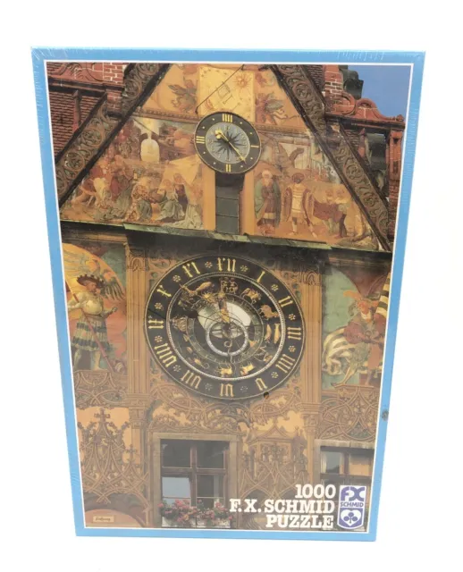 Astronomical Clock Germany FX Schmid 1000 Piece Jigsaw Puzzle #98192.4 SEALED