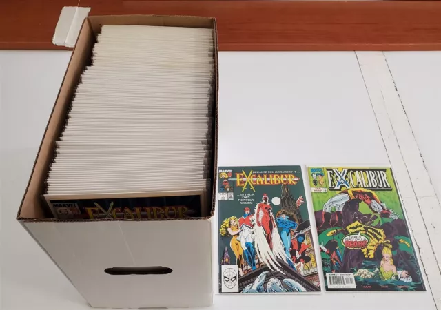 EXCALIBUR #1-117 MARVEL COMIC FULL RUN LOT X-Men HI GRADE Avg NM/M 9.8