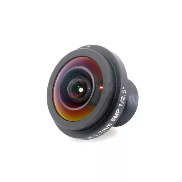 5 MP Fisheye-Weitwinkelobjektiv für IP-Kamera CCTV-Board M12 IR 1/2,5 HD 1,7 mm