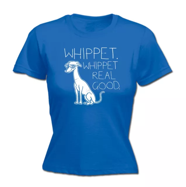 Whippet Real Good T-SHIRT cane carina maglietta cool top divertente regalo di compleanno