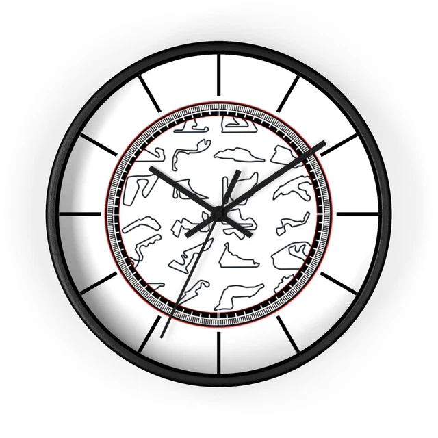 FORMULA 1 (F1) Grand Prix Race Tracks Wall clock / F1 Gifts, Formula 1