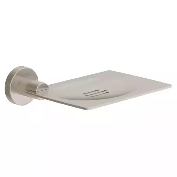 Symmons contemporary soap dish wall mount satin nickel finish