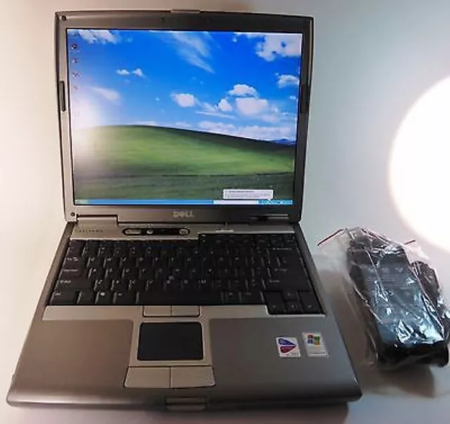 Dell Laptop Windows XP -Parallel port-9 pin Serial Port-RS232-WIFI- Battery