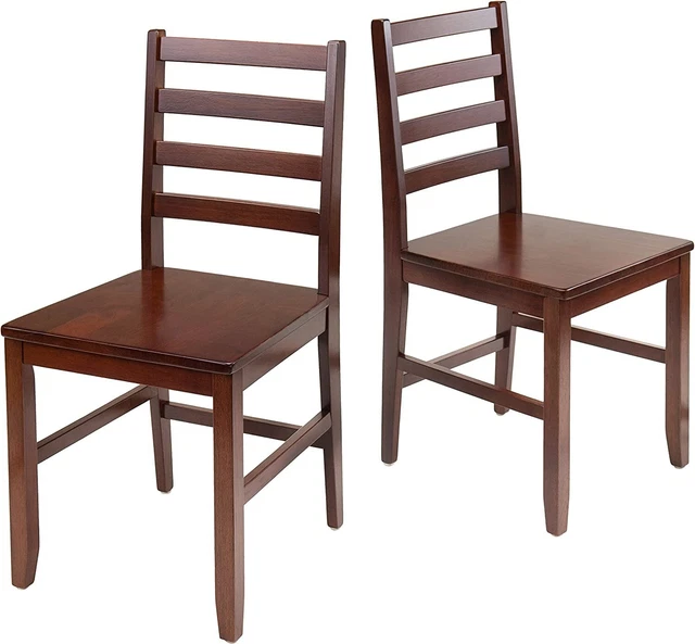 Charming seats, antique walnut wood