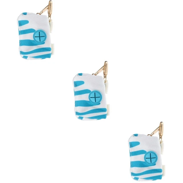 3pcs Pet Dog Scad Bag Bag Dispenser Holder Oxford Ploth Sacchetto con chiusura