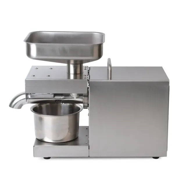 New Stainless Steel Oil Press Automatic Cold and Hot Peanut Oil Press 110V/220V