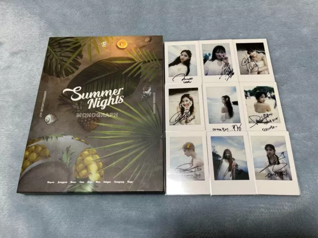K-POP・アジア TWICE Summer Nights monograph TWICE Summer Nights Monograph Photo Sined Photocard SET | eBay