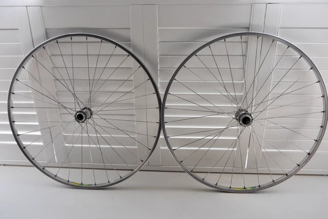 Paire De Roues Vélo De Route Vintage Mavic MA2 Avec Moyeu Maillard - 700C - 6 Vitesses