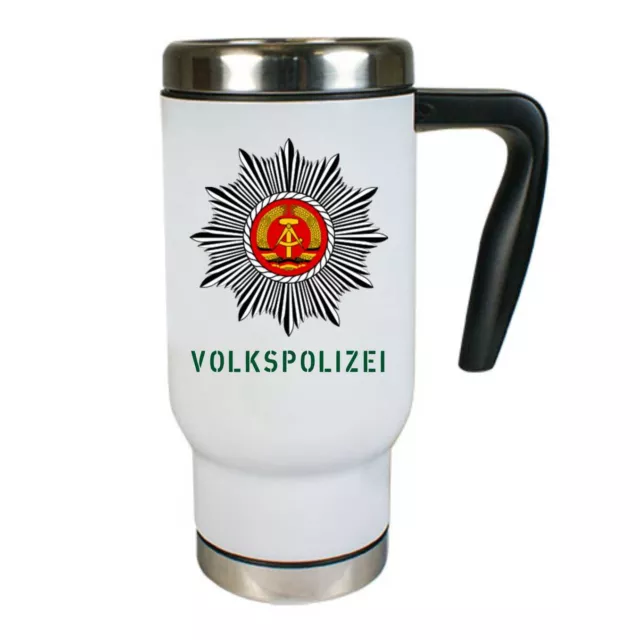 Thermobecher Tasse Volkspolizei Deutschland DDR VP DVP Polizei BDVP VPKA Osten