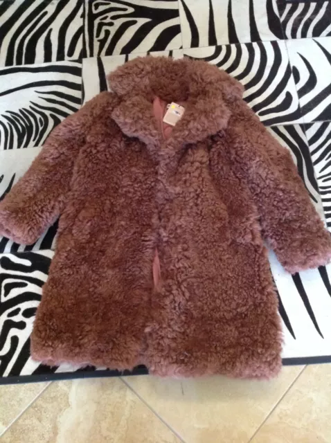 Meteo By Yves Salomon Shearling Teddy Bear Coat New size 36