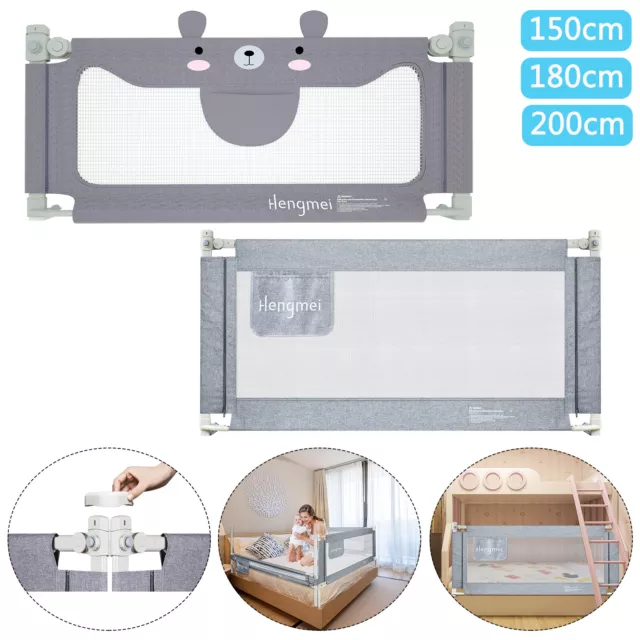 150/180/200 cm Rejilla de cama para niños Cuna Protector de cama Pettrailing Protección Nuevo DE