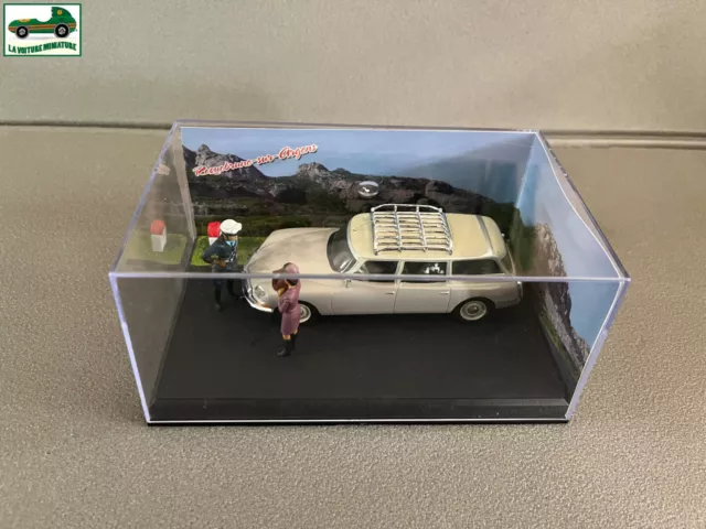 Voiture Miniature Citroen ID20 Break Etape 32 La Route Bleue RN7 1/43