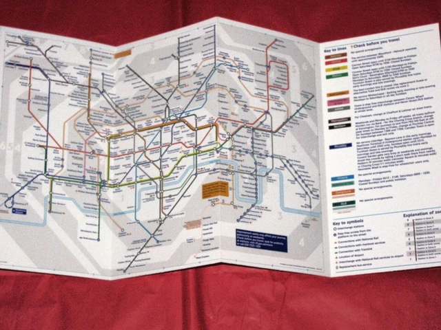LONDON UNDERGROUND TUBE Map January 2008 Underground Abstract - Mint ...