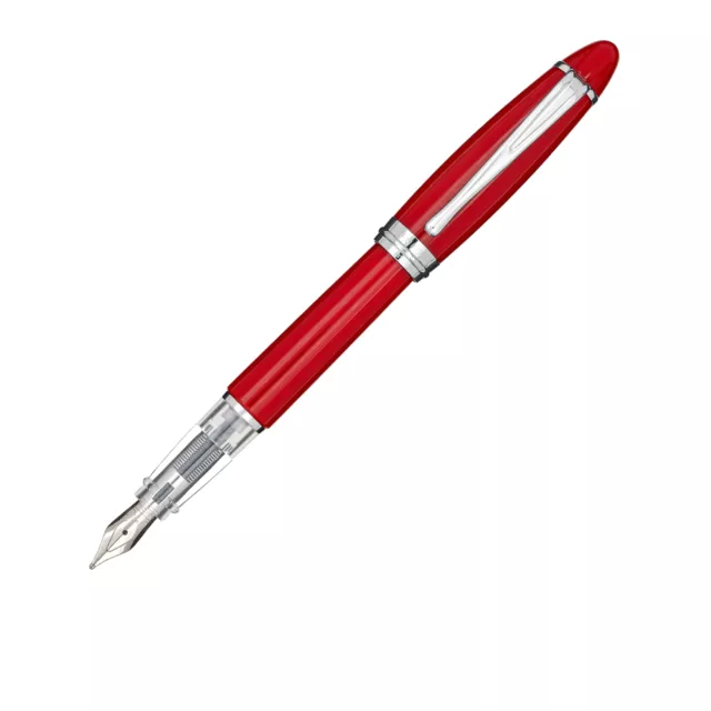 Fountain pen Aurora Ipsilon Demo Colors red resin medium M stainless steel nib