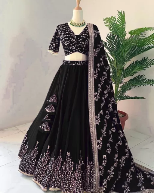 Designer Lehenga Choli Indian Bollywood Wedding Party Pakistani Wear Readymade