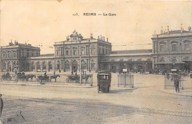 Cpa 51 Reims La Gare