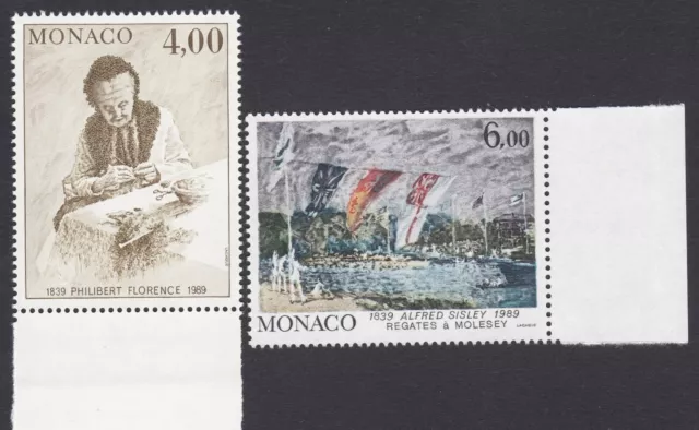 Principauté de Monaco  Timbre  neuf** N° 1693-1694  / 1989