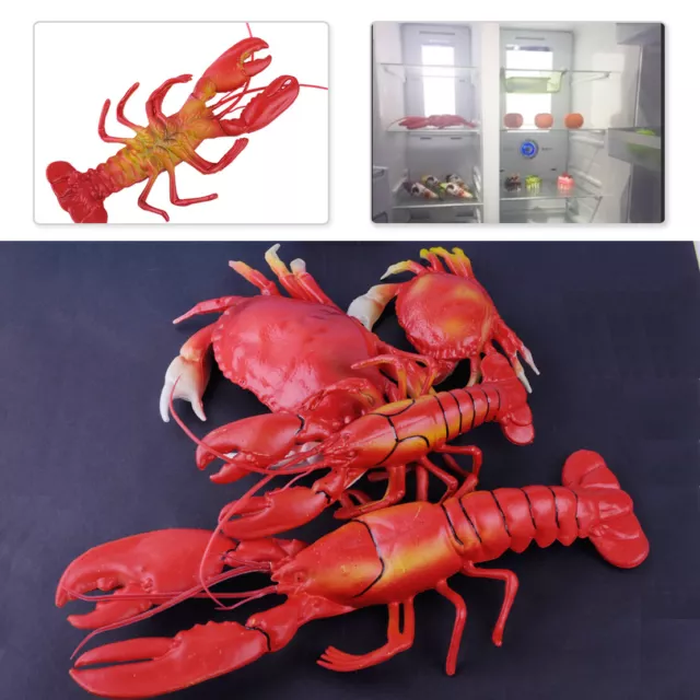 Realistic Fake Artificial Crab Lobster Garden Beach Summer Party Decoration