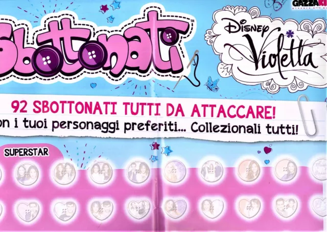 Gli Sbottonati Di Violetta - Collector Poster - Edizione Gazzakids-Disney 2