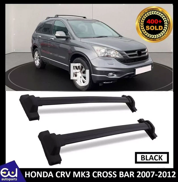 Speedmotor2012 Roof Rack Cross Bars For Honda CR-V 2007-2011 – Black Aluminum, 150lb Cap