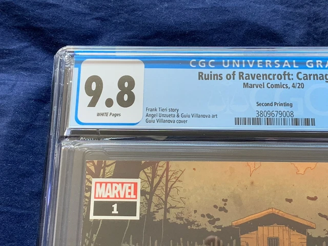 Ruins of Ravencroft Carnage CGC 9.8 2nd Print - 1st Appearance Cortland Kasady 2