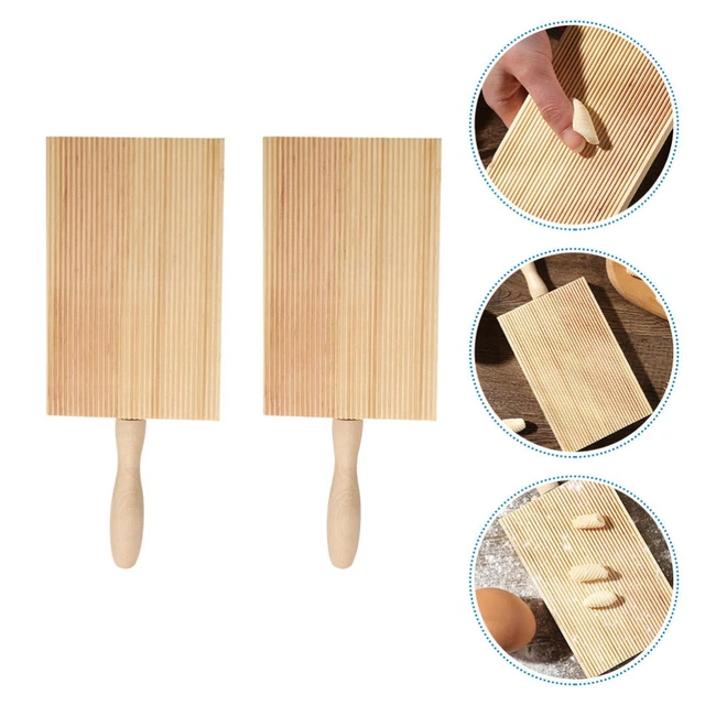 2 piezas Albóndigas Tablero Mantequilla Pasta Tablero Albóndigas Fabricante Alfileres Paddle