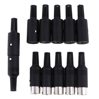 1 pz 3/4/5/6/7/8 Pin DIN spina maschio con maniglia in plastica e presa femmina Hulled montaggio a pannello connettore telaio saldatore 1 pz 3/4/5/6/7/8 Pin DIN spina maschio con maniglia in plastica e presa femmina Hulled montaggio a pannello connettore telaio saldatore