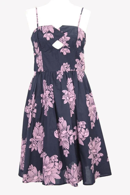 French Connection Robe Femmes Gr. 38 (UK12) Multicolor Shiftkleid Robe