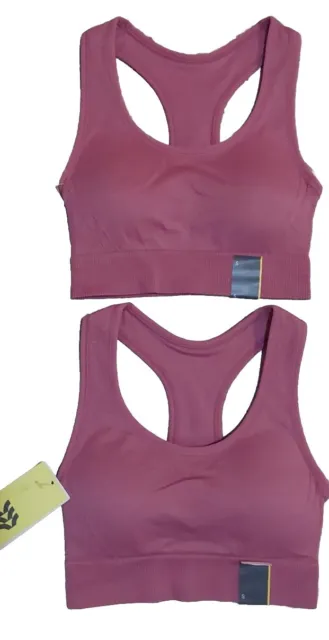 NWT* ALL IN Motion Small Rose Pink Medium Support Racerback Sports Bra  #19y24 $36.70 - PicClick AU